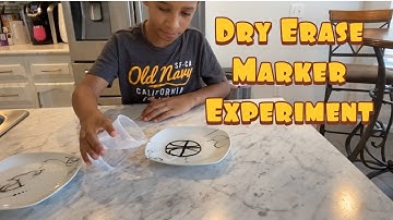 Kids DIY Science | Dry Erase Marker Experiment