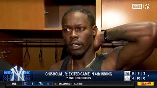Jazz Chisholm Jr. provides update after game against Astros