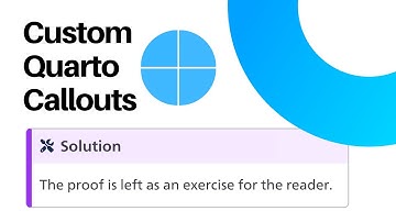 How to create CUSTOM Callout Boxes in Quarto