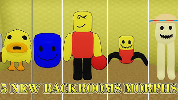 How to get ALL 5 NEW BACKROOMS MORPHS in Backrooms Morphs | ROBLOX