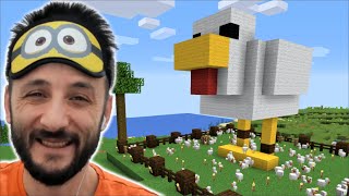 Tavuk Heykeli̇ Ve Yeni̇ Tavuk Çi̇ftli̇ği̇m Eki̇ple Mi̇necraft 25.Bölüm
