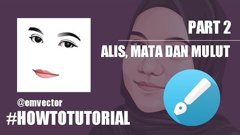 Part 2 | Cara Membuat Vector Bagian Mata dan Mulut - Infinite design