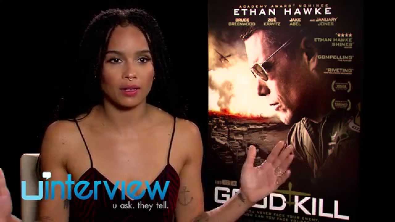 Zoe Kravitz On Drone Wars, Ethan Hawke, 'Good Kill' 