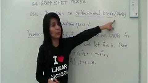 One Advantage of Using an Orthonormal Basis