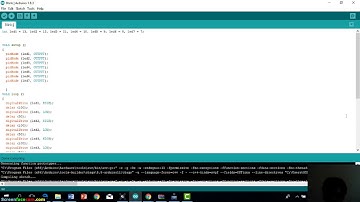 วงจรไฟวิ่งด้วย Arduino บนโปรแกรม Proteus