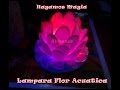 Lampara En forma de Flor Acuatica(Water Flower Shaped Lamp)