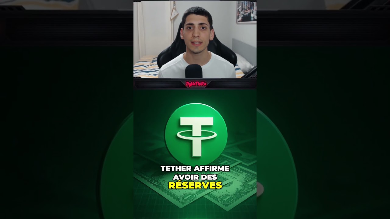 Tether (USDT) : le dollar crypto expliqué en 45 s ! #crypto #investissement #trading