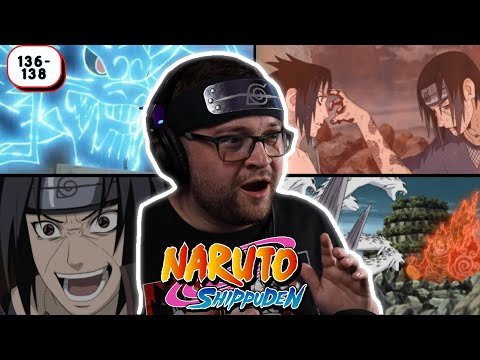 Sasuke Vs Itachi FULL FIGHT!! Naruto Shippuden Ep 136-138 REACTION