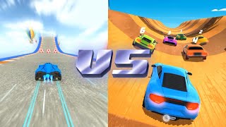 superhero formula car stunt 3D  VS  car race master | Gameplay | noob vs pro | world record | games screenshot 4