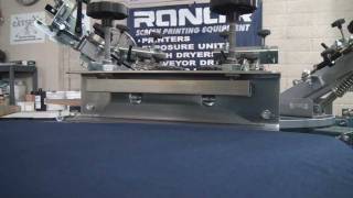 How To Screen Print: Using Off Contact On The Press