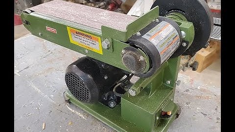 How to Change the Sanding Belt on a Harbor Freight Belt Sander