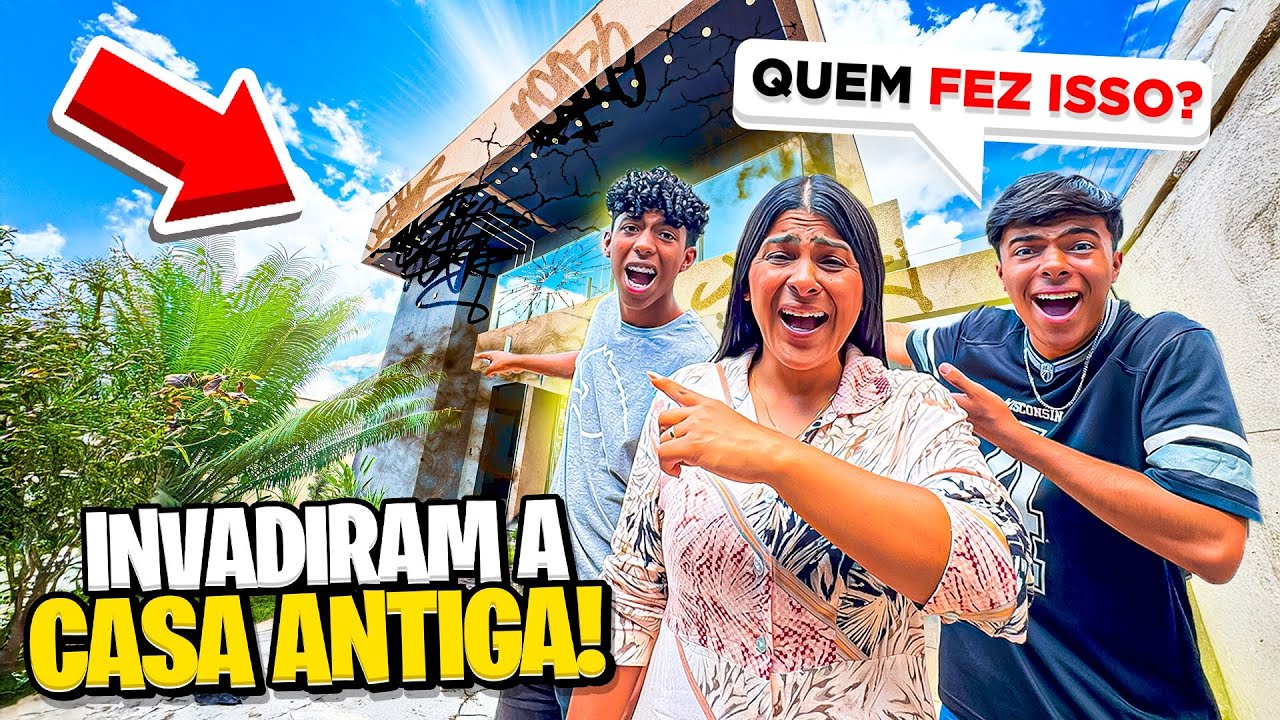 INVADIRAM NOSSA CASA ANTIGA! QUEM FEZ ISSO? VAMOS CHAMAR A POLÍCIA!