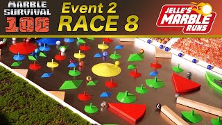 Marble Race: Marble Survival 100 - R8 NEW TRACK LAYOUT