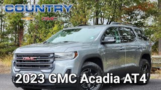 Player Profile 2023 GMC Acadia AT4 (STK: 60502) Country Chevrolet GMC| Benton, KY