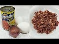 Corned beef with eggs  breakfast idea  jeancooking