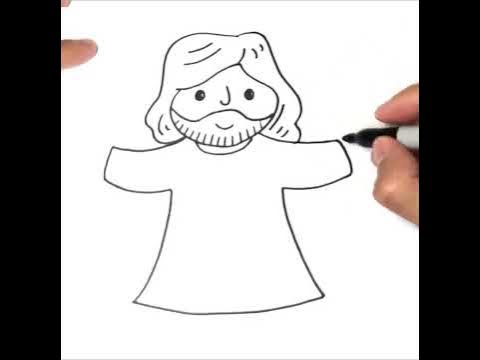 Как нарисовать Иисуса Христа | How to draw Jesus Christ - YouTube