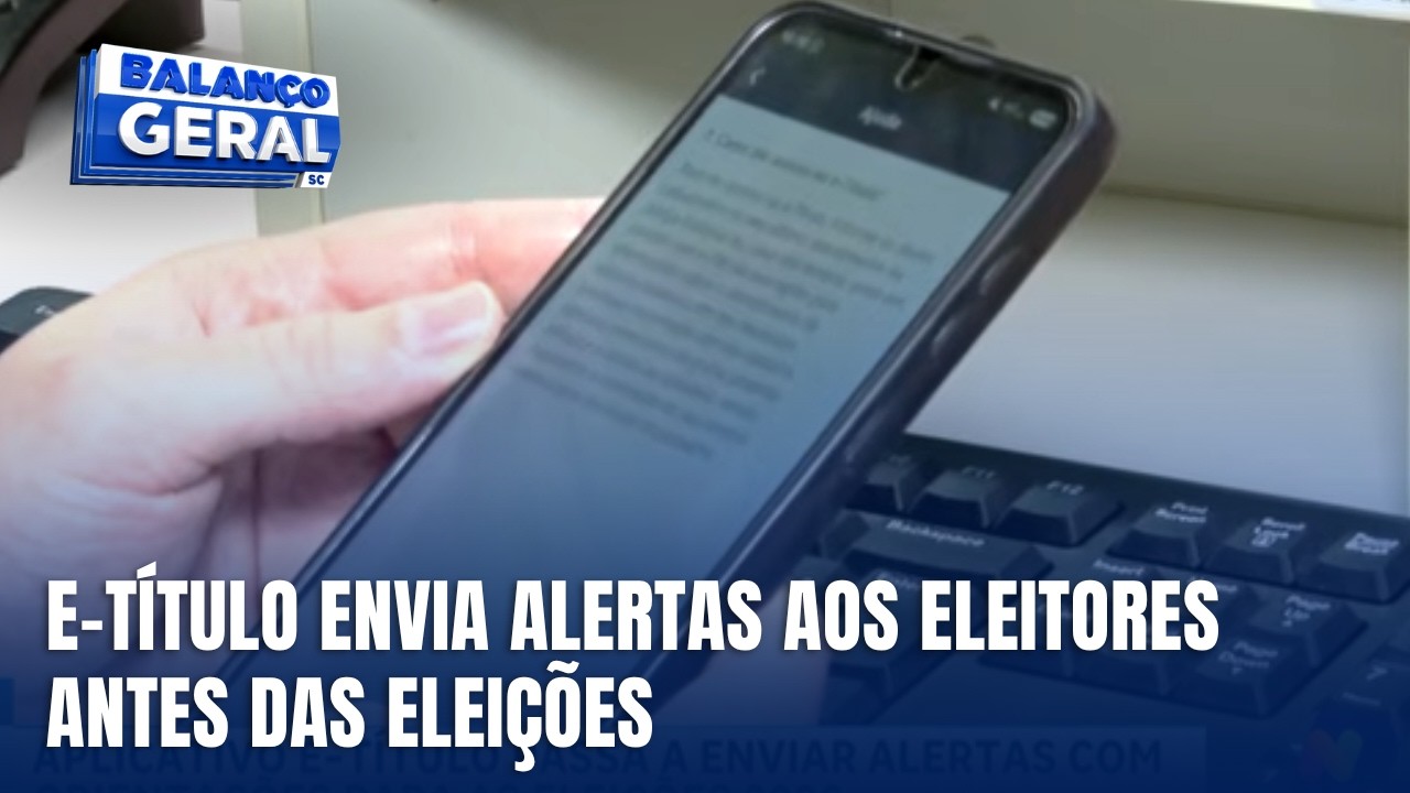 Eleitores recebem alertas e orientações pelo aplicativo E-Título