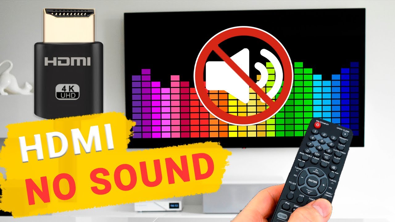 How to Fix No Sound Problem an HDMI TV and a Computer