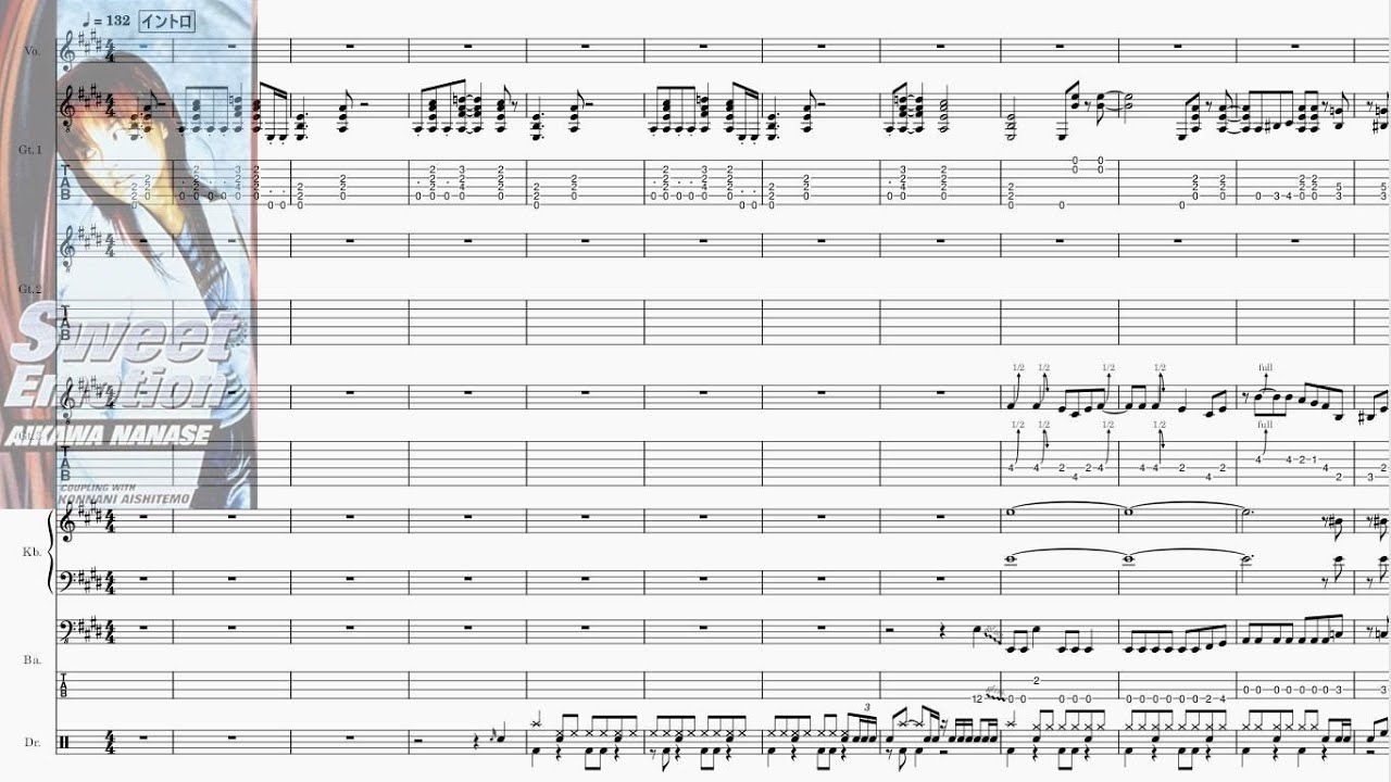 Band-Score]Sweet Emotion(相川七瀬) - YouTube