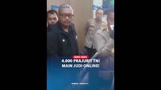GEGER 4.000 PRAJURIT TNI Ketahuan Main Judi Online❗