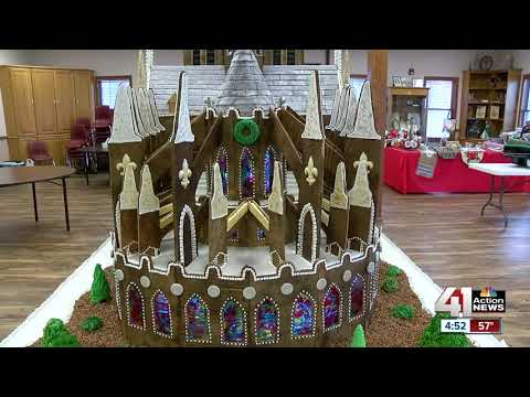 Weston church makes giant gingerbread replica of Notre Dame