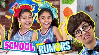 School Rumors What Evs - Types Of Kids At School - Funny Skits Gem Sisters