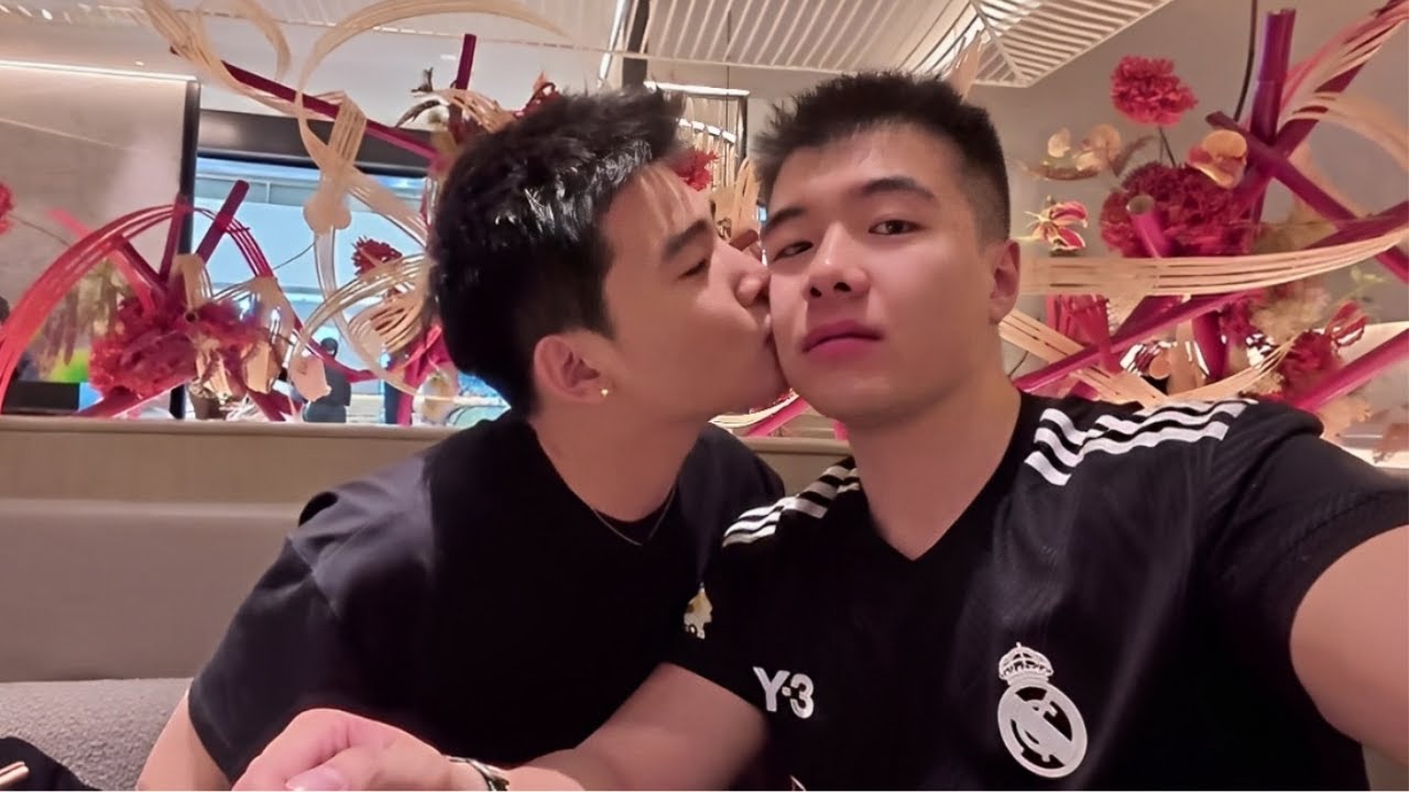 跟男友一起去遼寧鞍山玩丨在同行友人面前狂秀恩愛❤️丨🌈夫夫星星與辰辰 Cute Gay Couple [SUB]