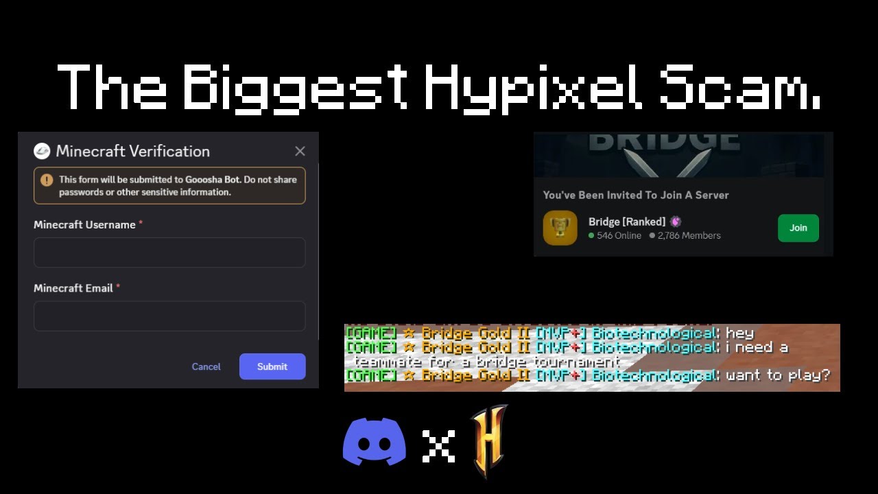 I Coded a Discord Bot That EXPOSES the Biggest Hypixel Scam - YouTube
