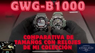 Gshock Gwgb1000 comparativa de tamaño con relojes de mi colección