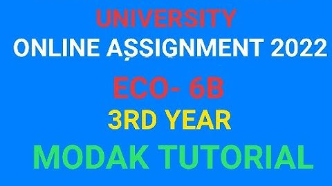 ECO 6B | WORLD RESOURCE| ASSIGNMENT ANSWER #NSOU # MODAK TUTORIAL