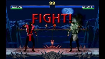 Mortal Kombat Project Red Ninjas vs Super Smoke