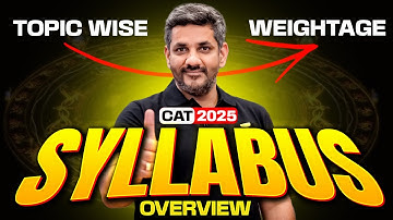 CAT SYLLABUS 2025 ⚡️ Section-Wise Detailed Analysis!