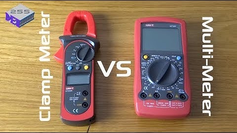 Multimeter Vs Clamp Meter - Plus a little on safety
