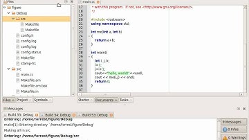 Debugging C++ programs in anjuta, the open-source IDE on Linux