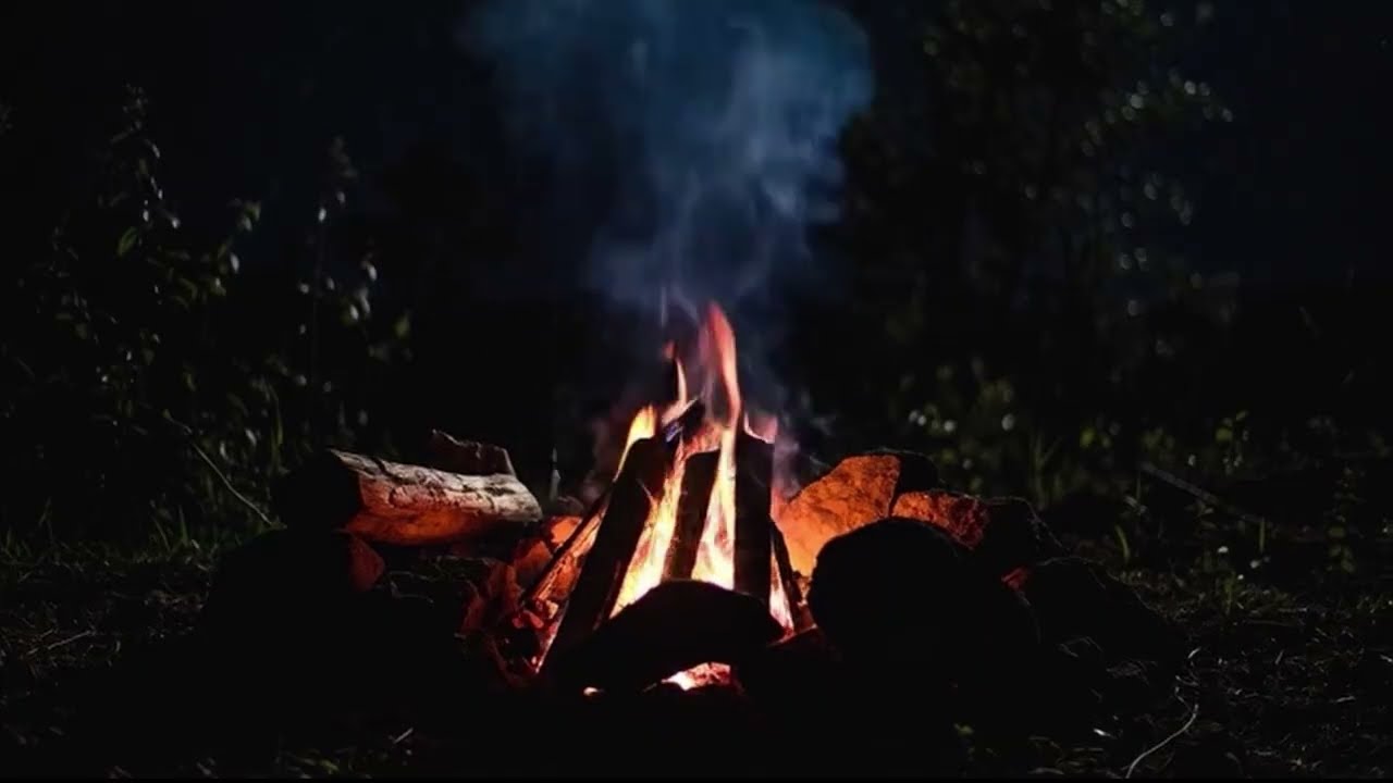 Night Isolation – Ep 1 | Lone Campfire Beneath Endless Stars (6 Hours)