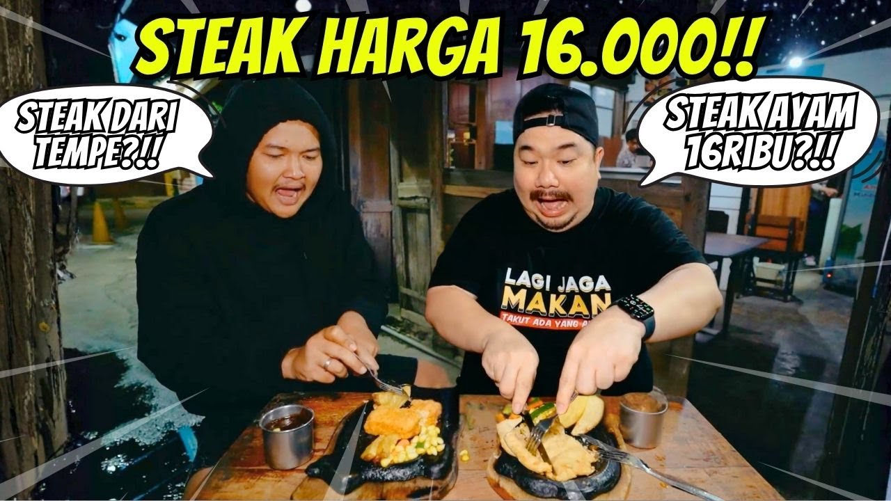 KAGET!! WARUNG INI JUAL STEAK MURAH BANGET!! with 