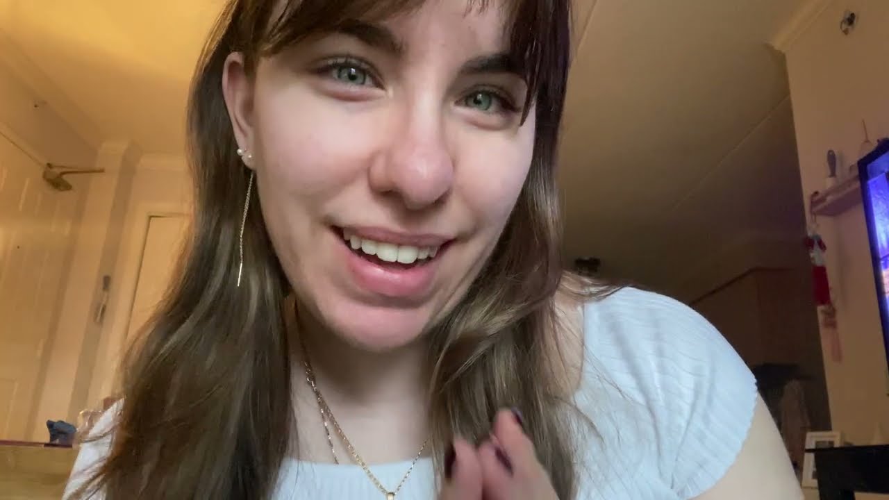 asmr doing your hair with Velcro rollers and hair styling