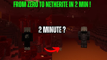Full Netherite Armor in 2 Minutes – Best Minecraft Seed