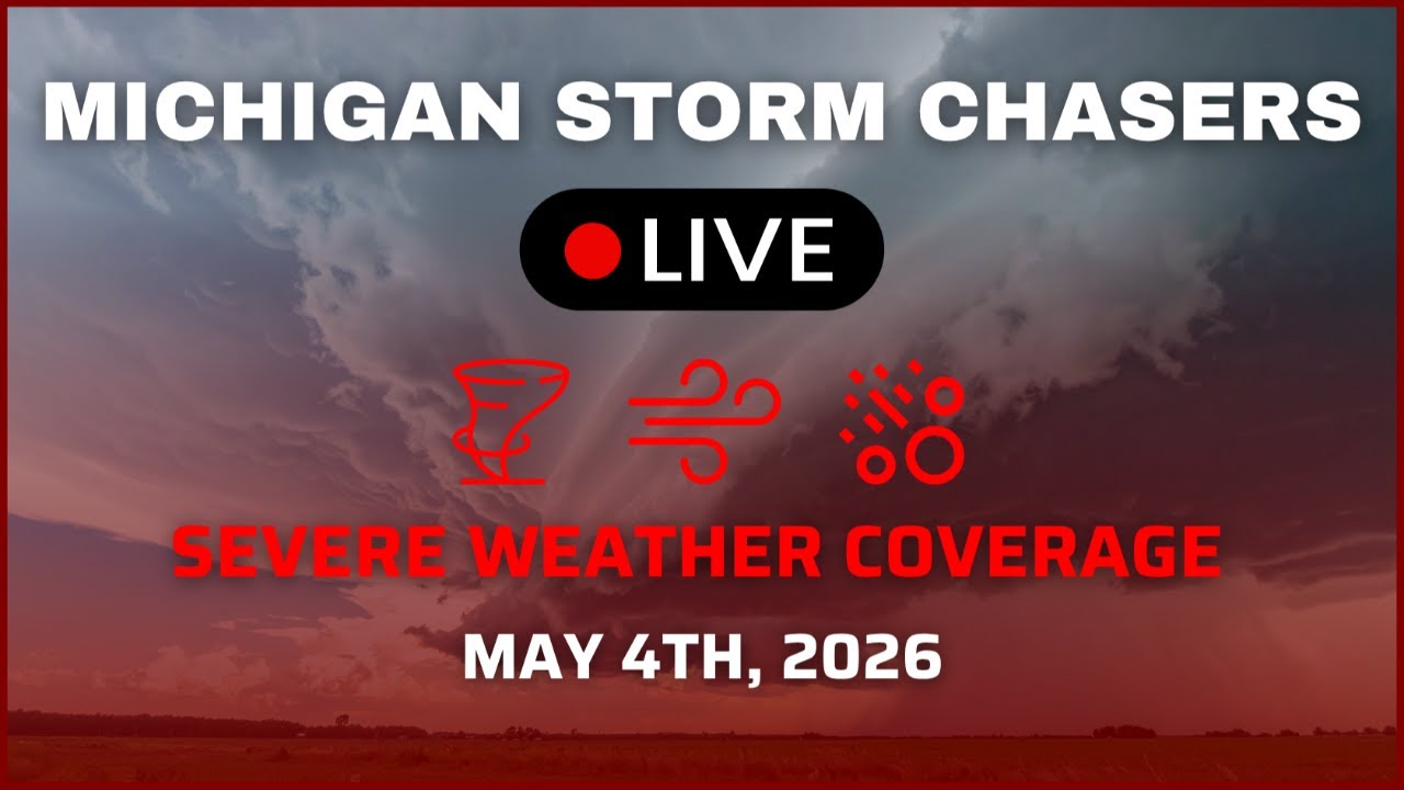 Michigan Severe Weather Coverage - May 4th, 2026 - YouTube