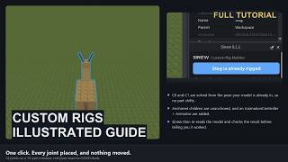 Sinew Illustrated Guide — Build Motor6D Rigs for Custom Roblox Models