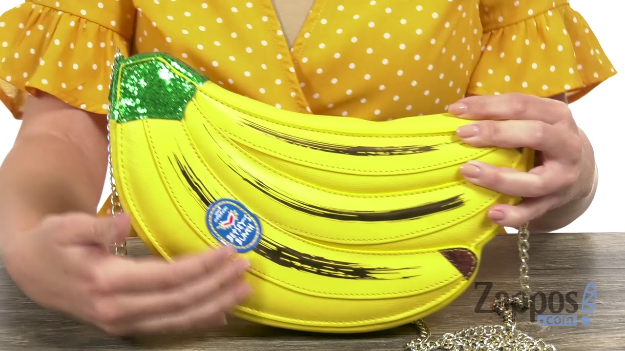 betsey johnson banana purse