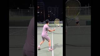 Forehand volley🎾#tennis #lesson #tennisplayer #tennislife #japan