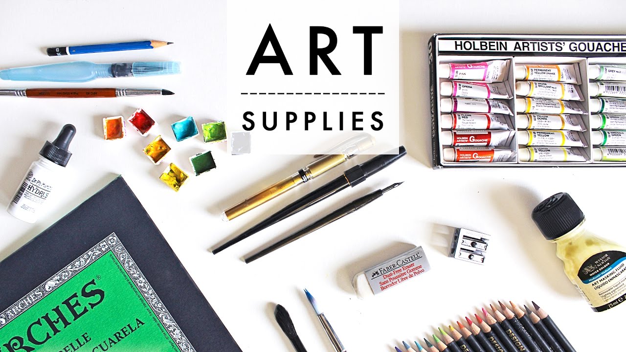 ART SUPPLIES, Tips + Demos