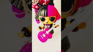 LOL Surprise Remix | OMG Metal Chick | LOL Lil Sis Metal Babe | Guitar Rock out | Shorts