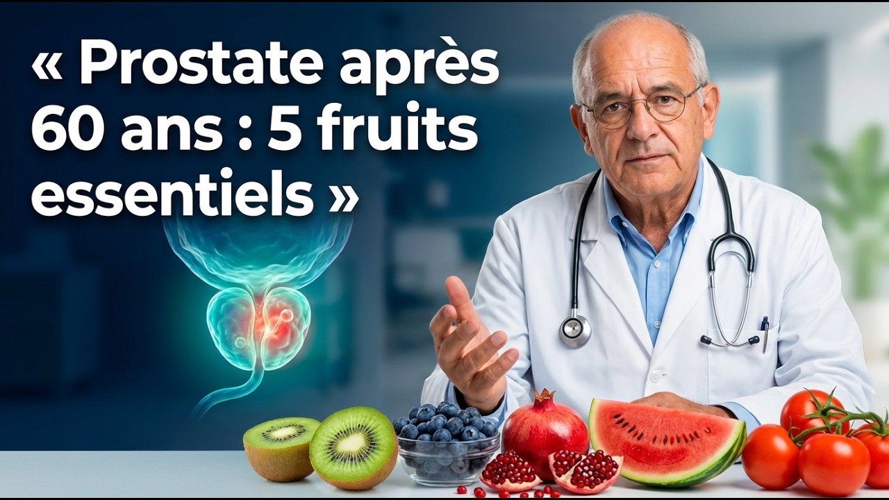 Troubles urinaires et fatigue masculine : ces fruits protègent la prostate après 60 ans