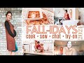 FALLIDAYS: All the Homemaking- Sewing, Cooking, Fall Try-on + a chatty update! | 37 weeks pregnant