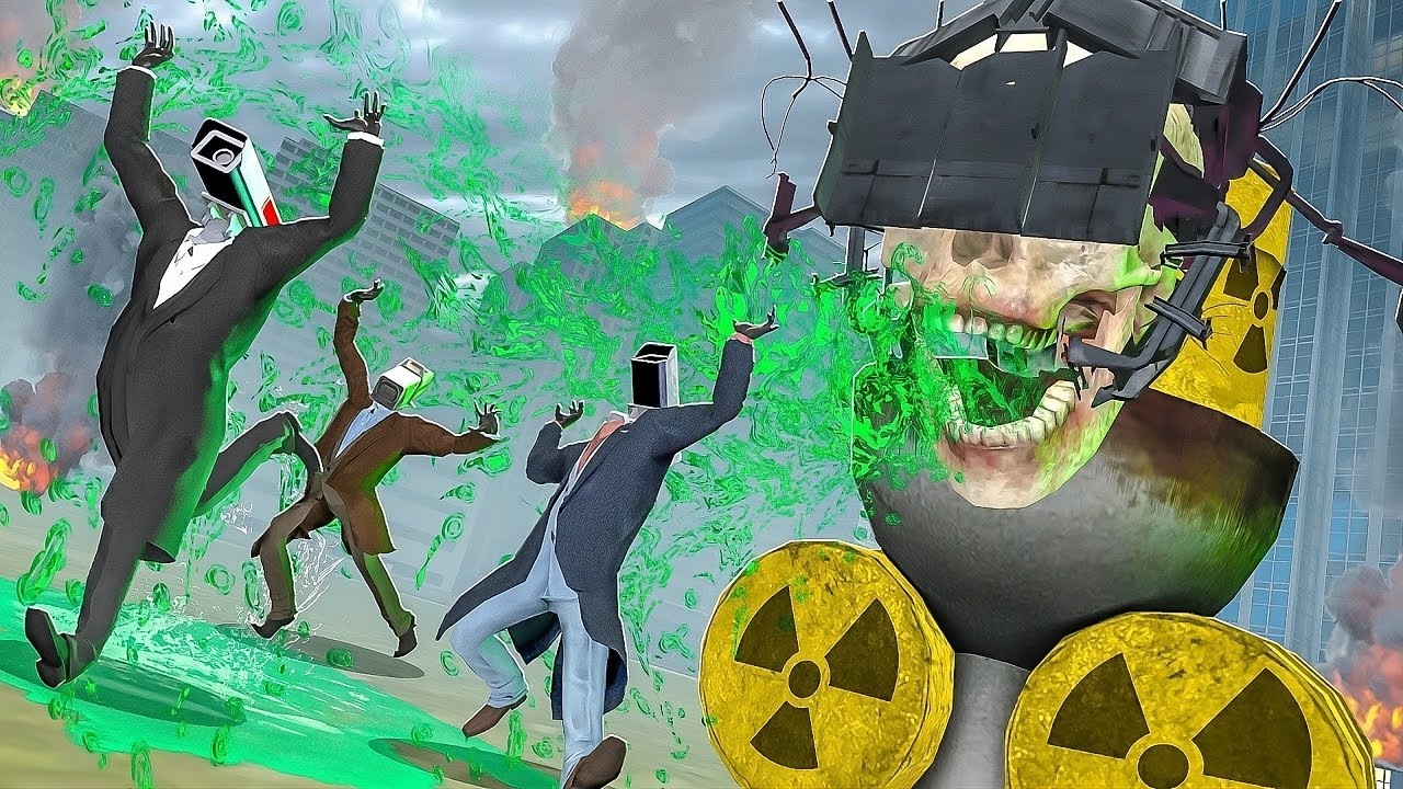 NEW SKIBIDI TOILET TOXIC SKULL VS ALL NEW MULTIVERSE BOSSES In Garry`s Mod  