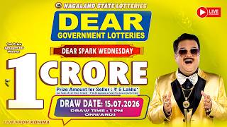 DEAR LOTTERY LIVE: 1PM 15.07.2026 NAGALAND STATE LOTTERY LIVE DRAW screenshot 2