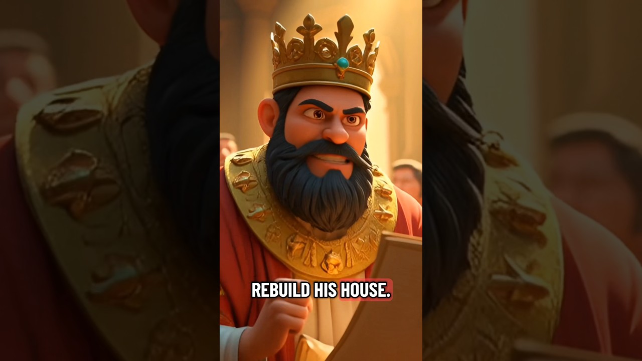 God Moved a King to Fulfill a Promise | Return from Exile (Ezra 1&ndash;6) #animation #bibleverse #fypシ