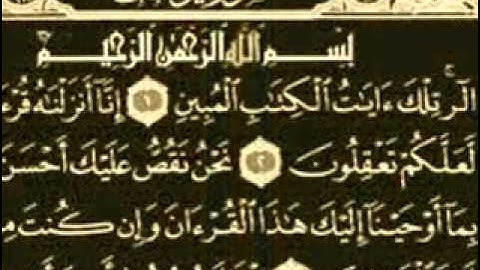 سورة يوسف للقارئ محمد حسين عامر HD flv